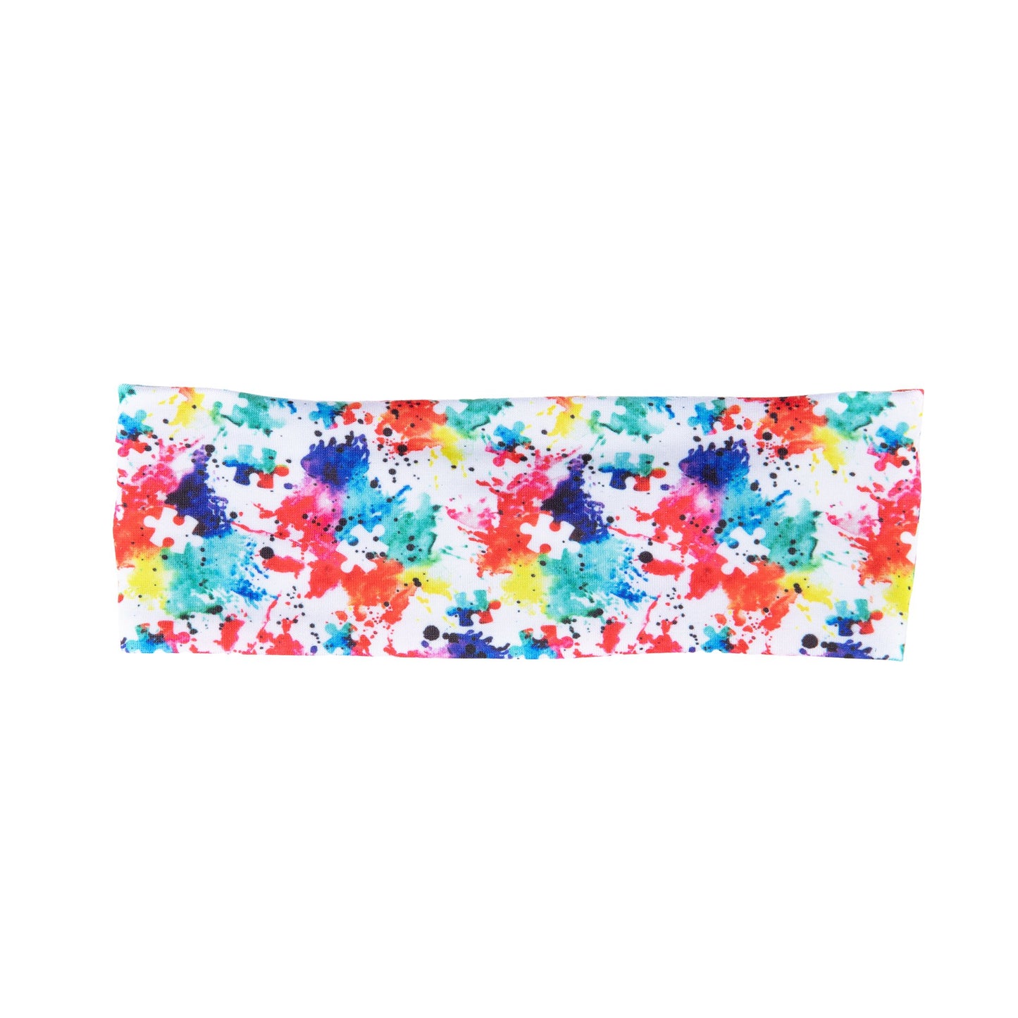 Autism Awareness Bamboo Jersey Lined Sweatband - Ponya Bands