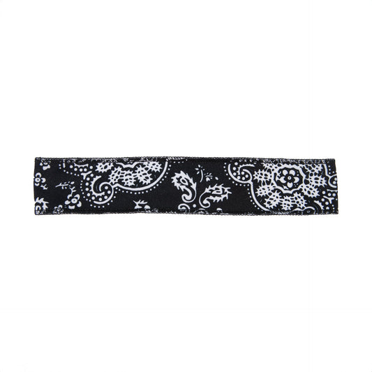 Black Bandana Non - Slip Headband - Ponya Bands