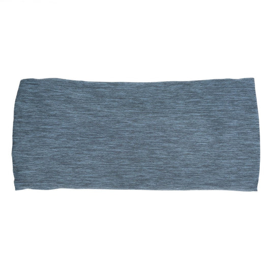 Blue Grey Bamboo Jersey Lined Sweatband - Ponya Bands