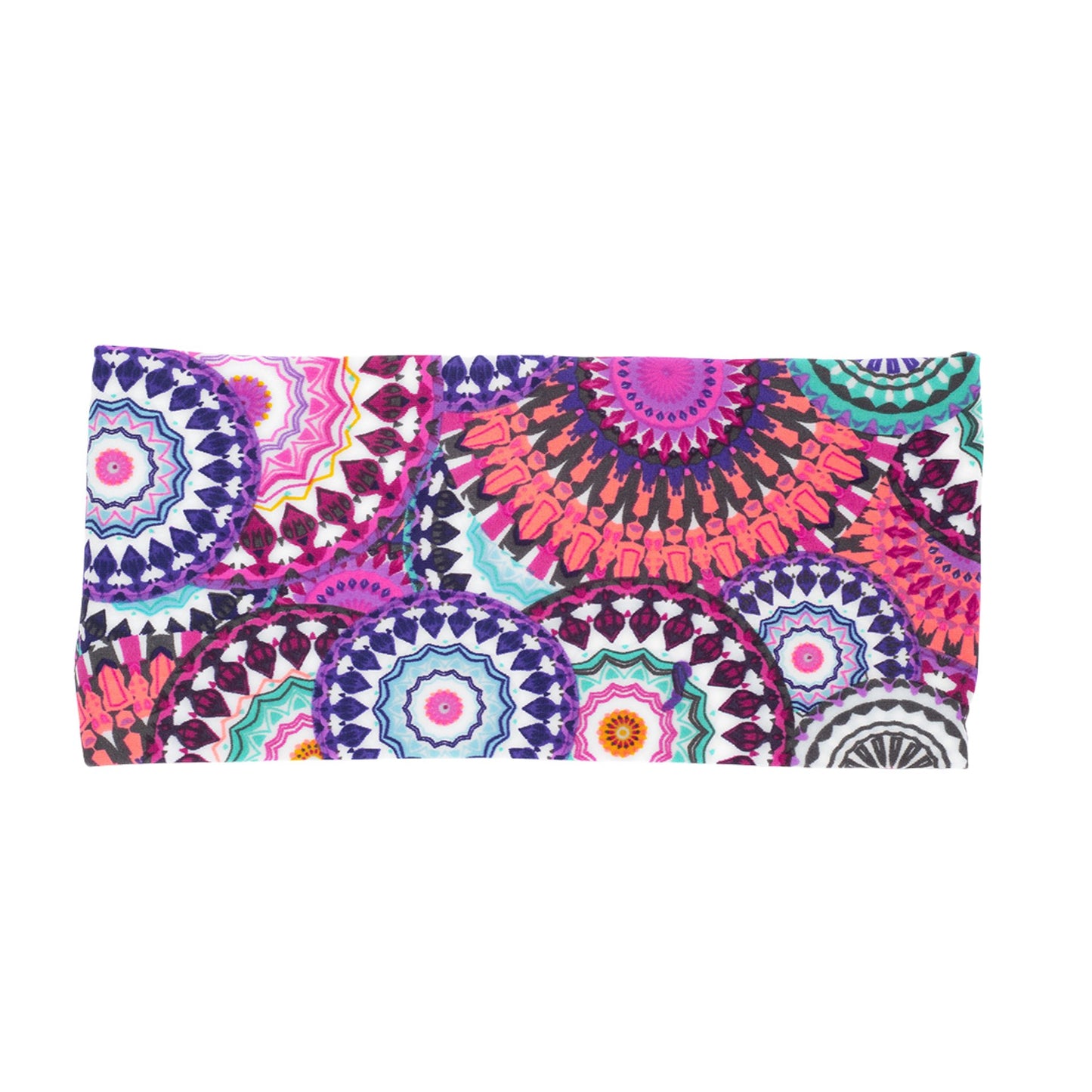 Mandala Bamboo Jersey Lined Sweatband - Ponya Bands