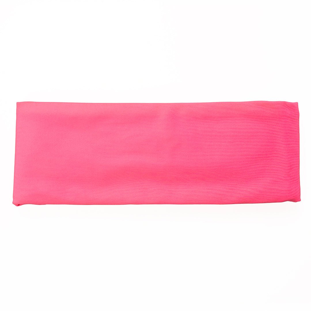 Pink Coral Bamboo Jersey Lined Sweatband - Ponya Bands