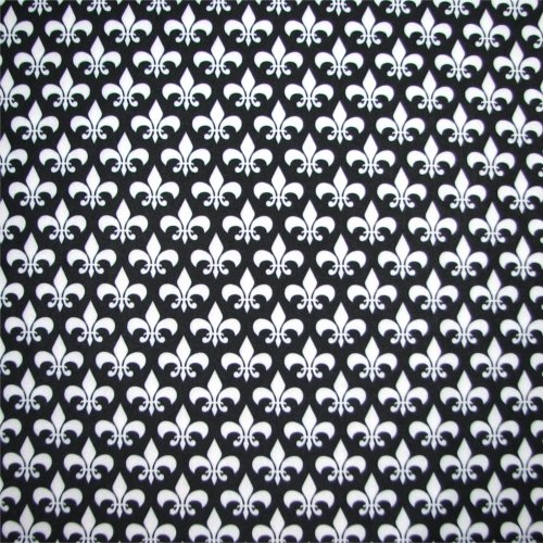 Black Fleur De Lis Non-Slip Headband - Ponya Bands