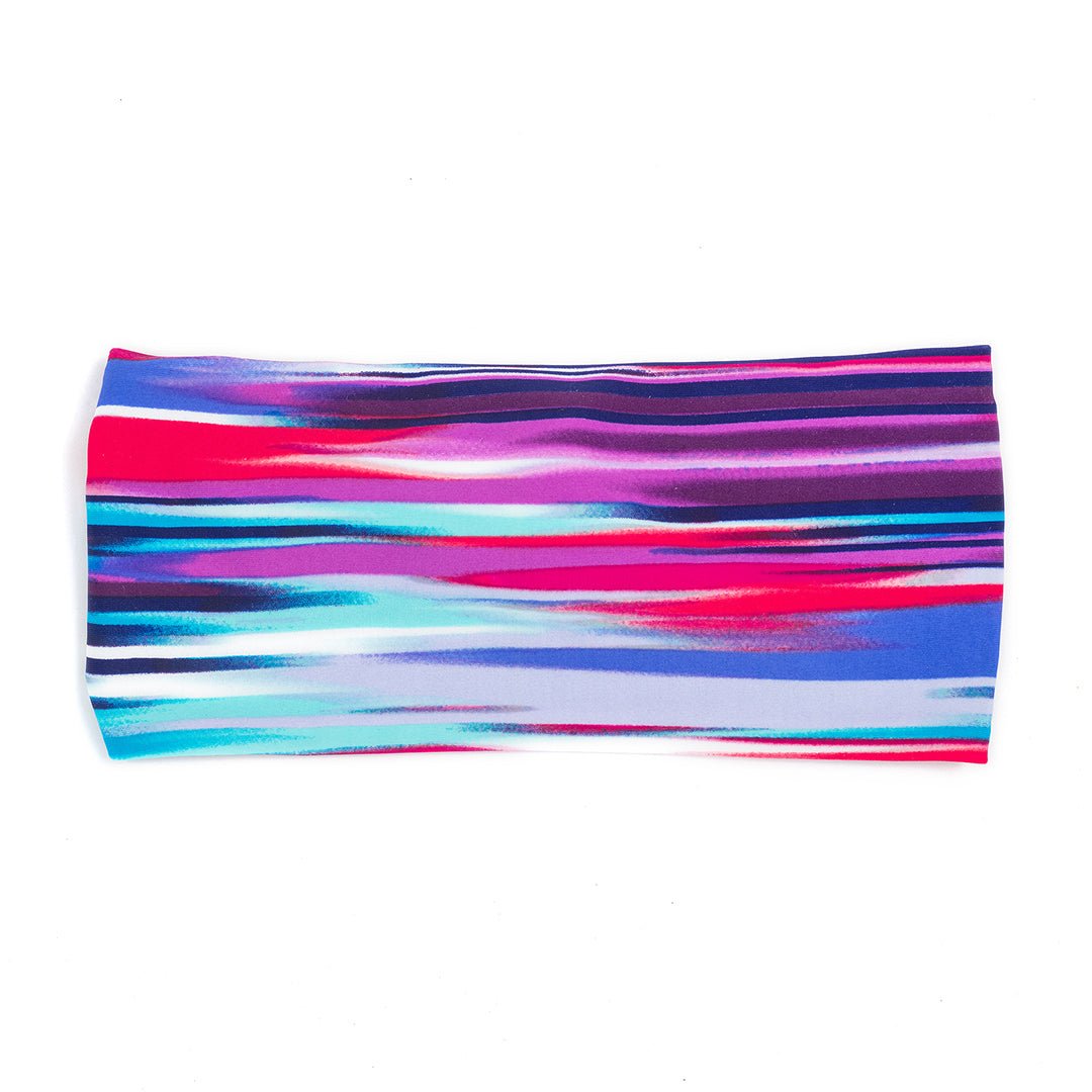 Brushstrokes Bamboo Jersey Lined Sweatband - Ponya Bands