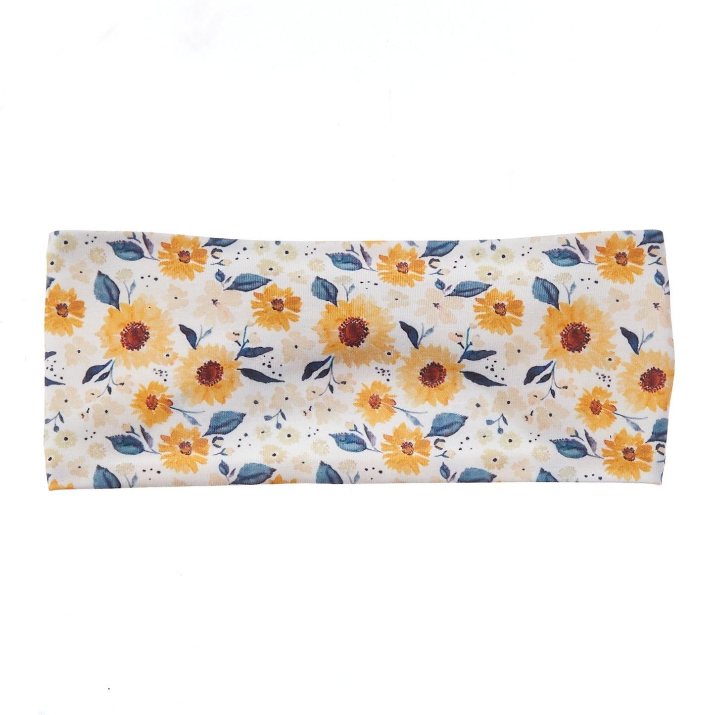 Sunflower Bamboo Jersey Lined Sweatband - Ponya Bands