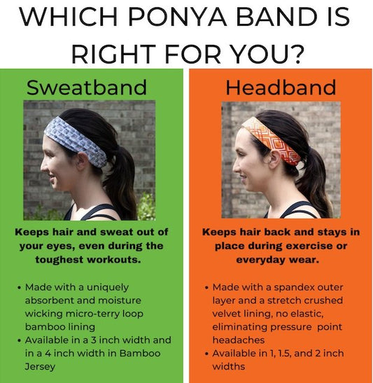 Sweatband or Headband: Which Ponya Band is Right for You? - Ponya Bands