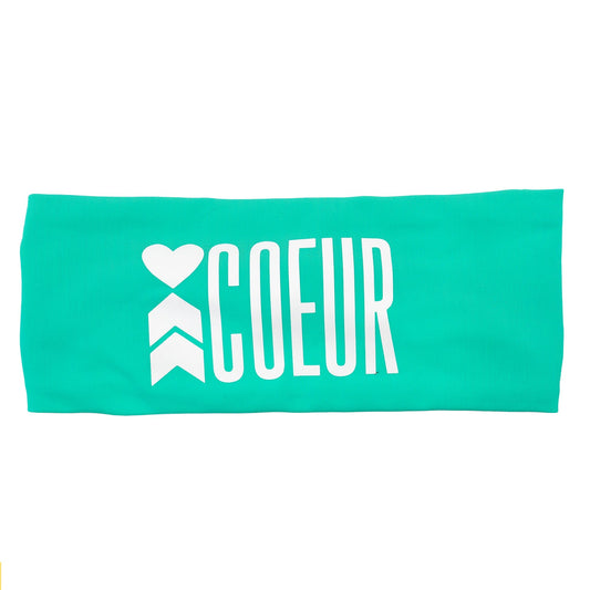 Mint Green Coeur Bamboo Jersey Lined Sweatband - Ponya Bands