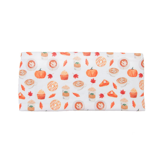 Pumpkin Spice Bamboo Jersey Lined Sweatband - Ponya Bands