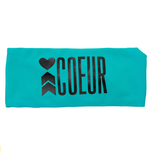 Teal Coeur Bamboo Jersey Lined Sweatband - Ponya Bands