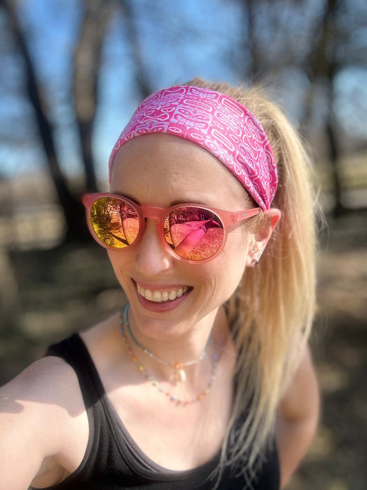 Tiki Time Bamboo Jersey Lined Sweatband - Ponya Bands