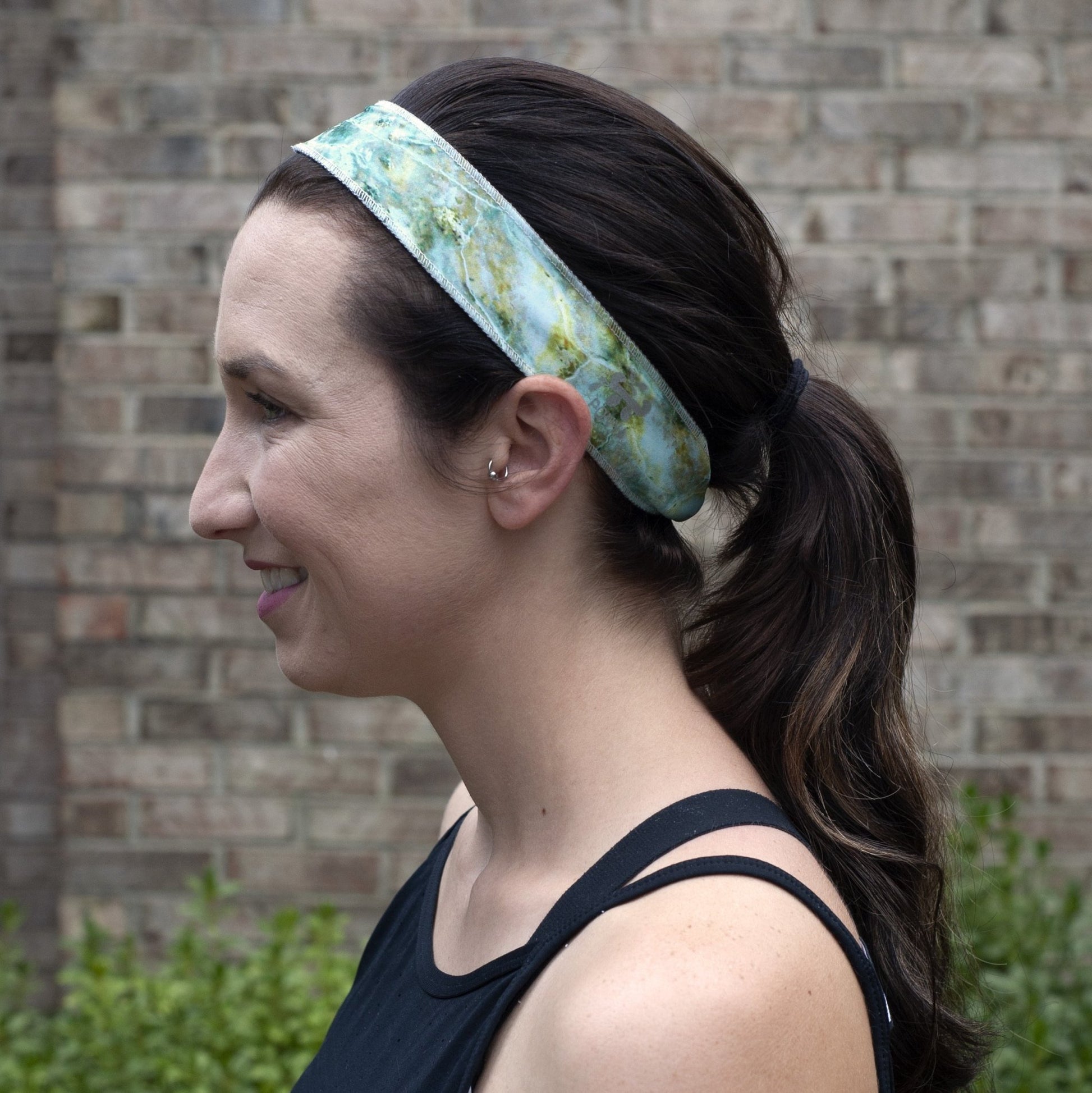 Jade Marble Non-Slip Headband - Ponya Bands