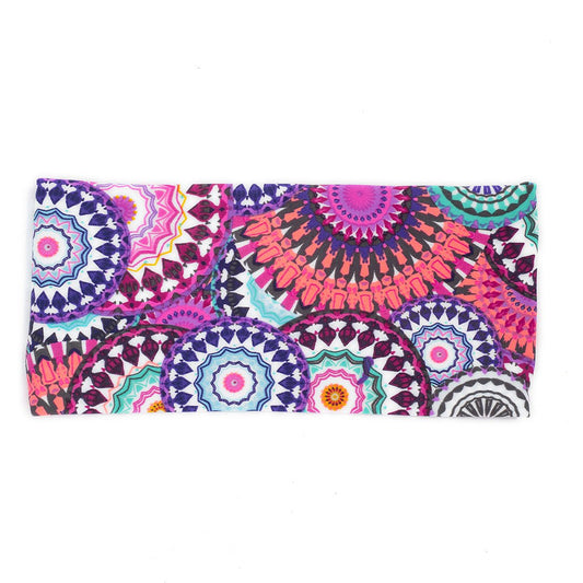 Mandala Bamboo Jersey Lined Sweatband - Ponya Bands