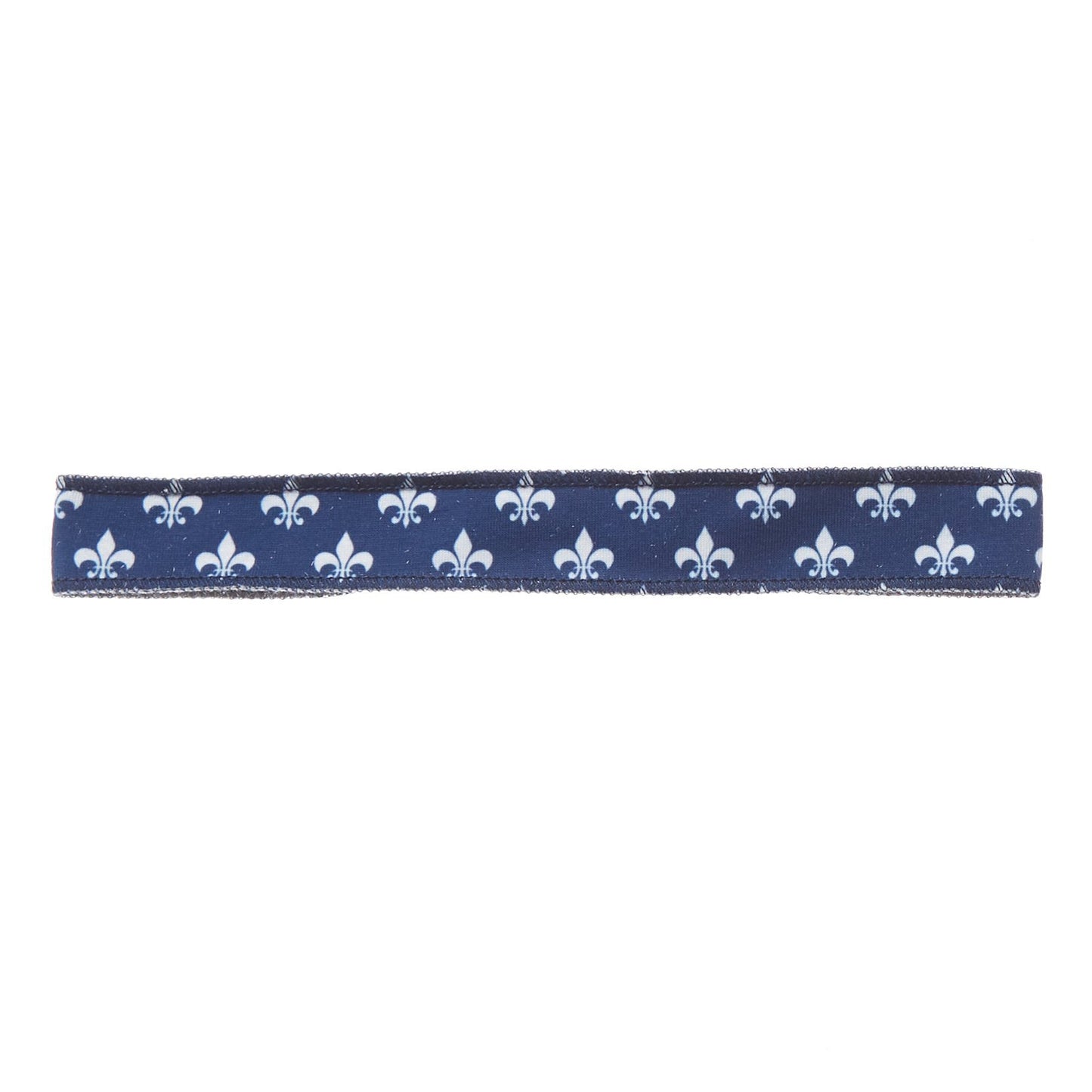 Navy Fleur De Lis Non-Slip Headband - Ponya Bands