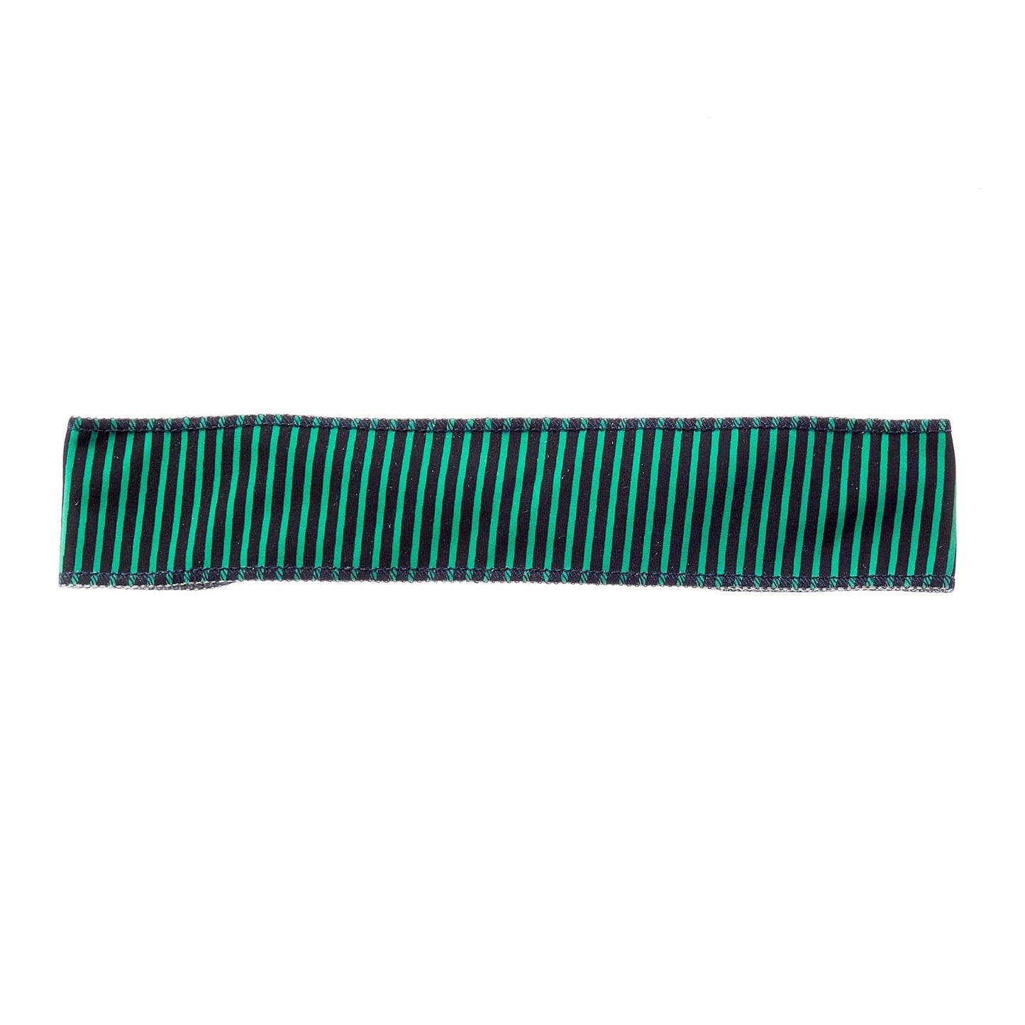 Navy Green Stripe Non-Slip Headband - Ponya Bands