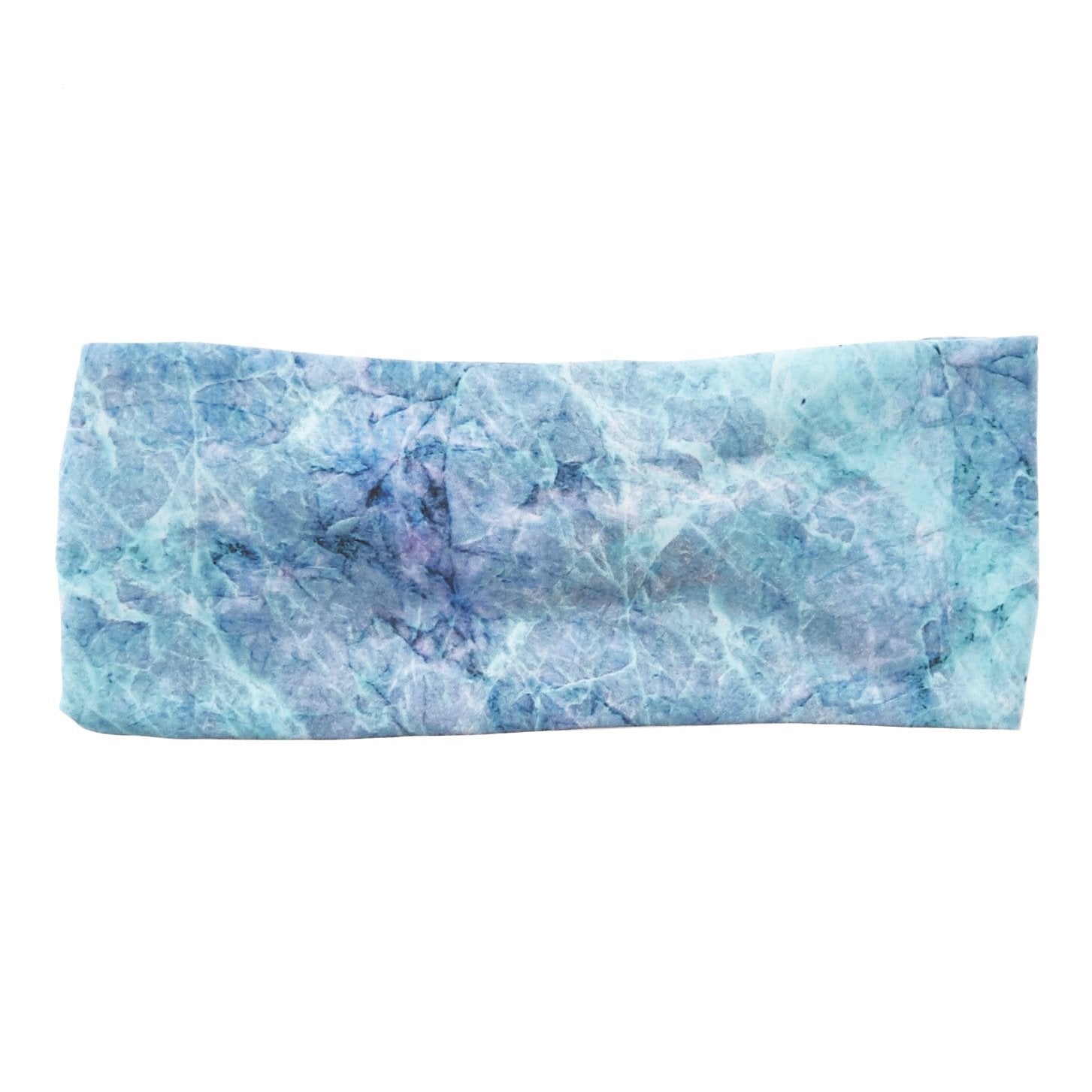 Ocean Marble 4” Bamboo Jersey Lined Band - Ponya Bands