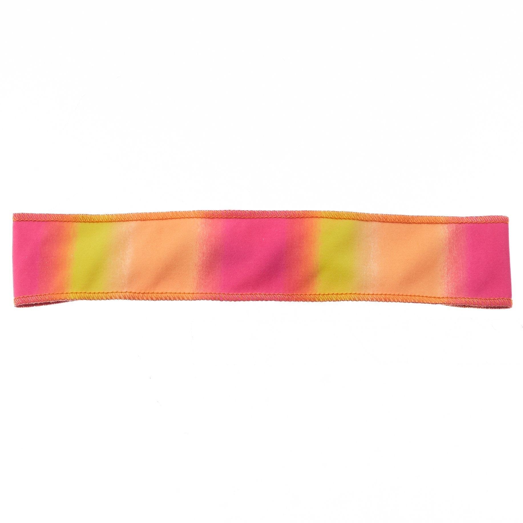 Pink and Yellow Stripe Non-Slip Headband - Ponya Bands
