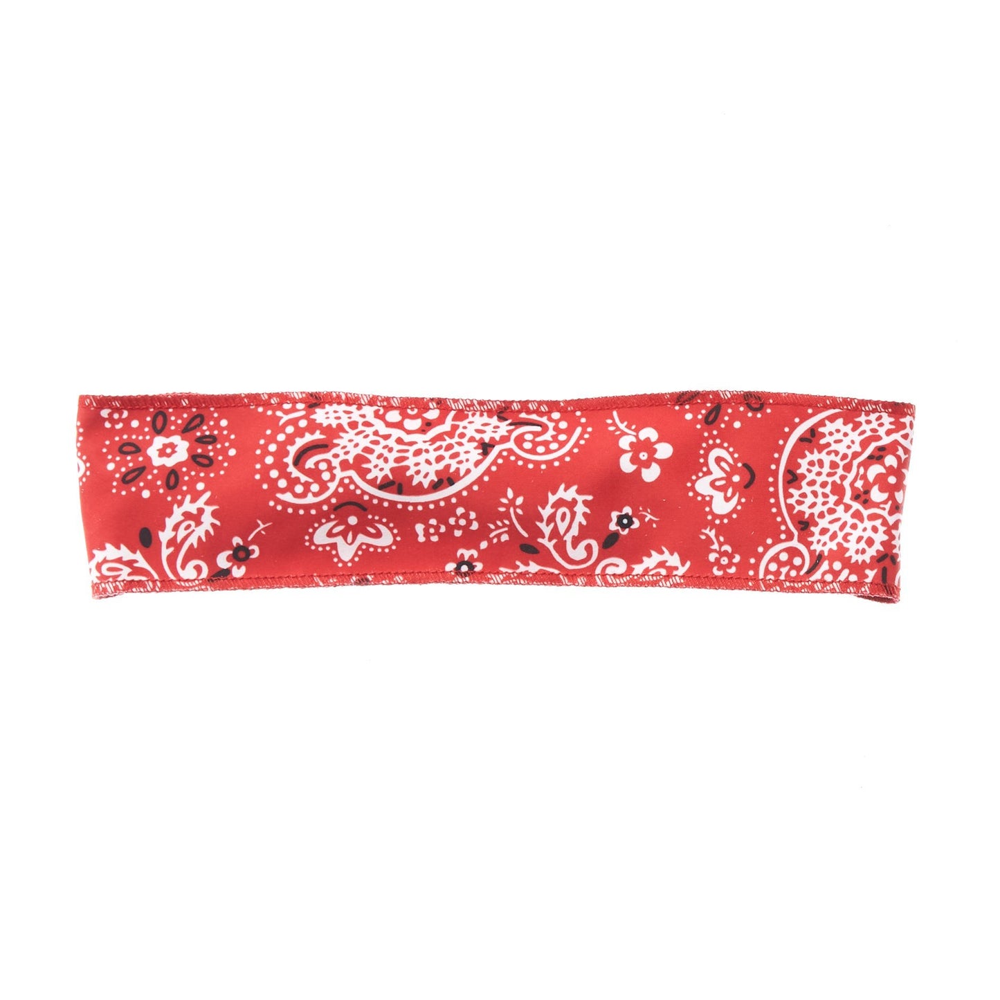 Red Bandana Bamboo Terry Lined Sweatband – Ponya Bands