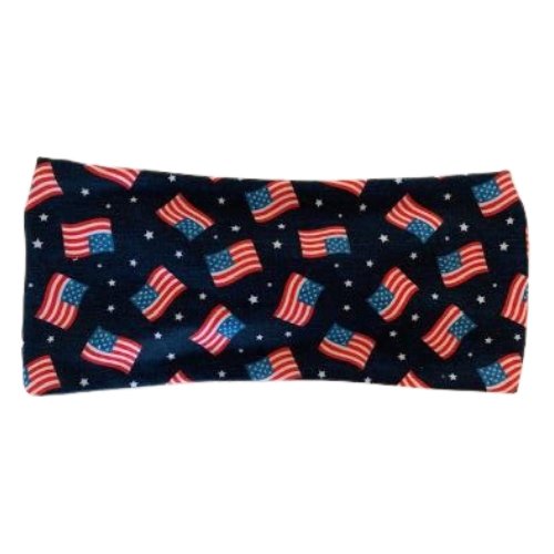 Stars and Stripes Jersey Lined Sweatband - Ponya Bands