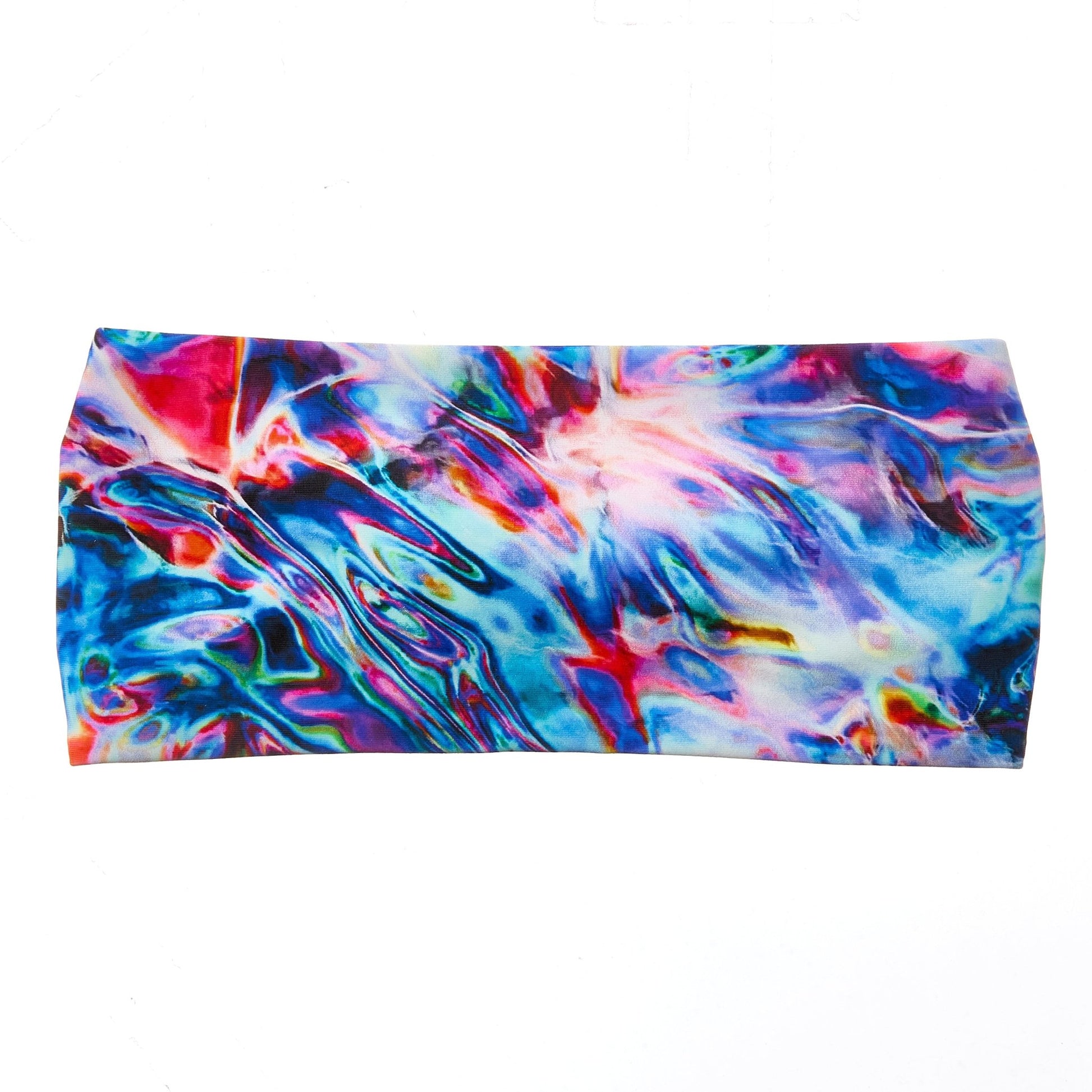 Technicolor Bamboo Jersey Lined Sweatband - Ponya Bands